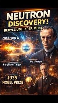 “Neutron Discovery Explained | James Chadwick’s Nobel Prize Experiment!”