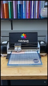 Chek out this awesome mask we made! Love that reflective! Find ColorSpark reflective HTV here at TheRhinestoneWorld.com: https://www.therhinestoneworld.com/colorspark-reflect-htv #reflectivehtv #htv #htvcrafts #htvideas #htvvinyl #cricutcrafts #halloweenmask #halloweenfacemask #halloweencrafts #craftswithcricut #fallcrafting | The Rhinestone World