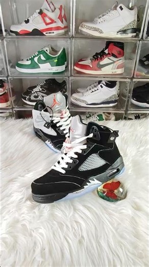 Hidden Details On Air Jordan 5 Black Metallic Sneakers #AirJordan5 #Jordan5Review AJ5