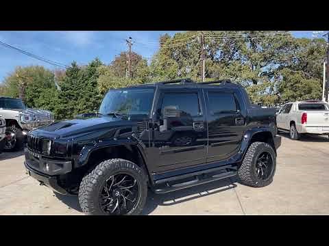 2009 Hummer H2 SUT Luxury - 30k miles - Black-Ops Package