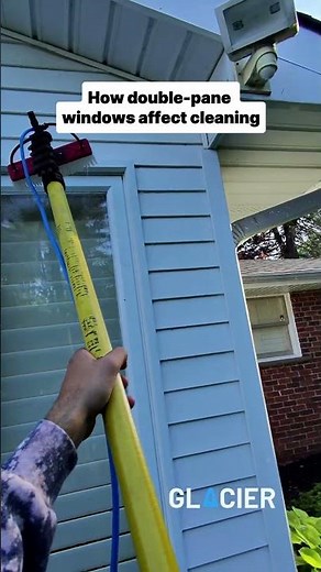 How double-pane windows affect cleaning