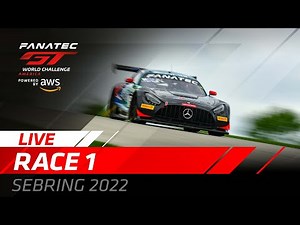 LIVE | Race 1 | Fanatec GT World Challenge America Powered by AWS 2022