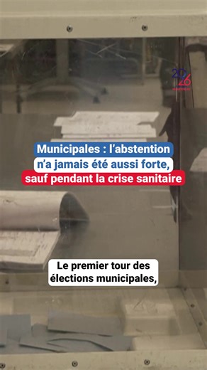 C’est un record. Un tel taux d’abstention n’avait pas été enregistré depuis les élections municipales de 2020, en pleine crise sanitaire. Dimanche 15 mars, entre 41,5 % et 44 % des inscrits n’ont pas voté. En 2014, dernier scrutin « normal », le taux d’abstention n’avait pas dépassé 36,45 %. #ebrainfo #sinformersurtiktok #tiktoknews #municipales2026