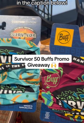 Join the Survivor 50 Buffs Promo Giveaway!