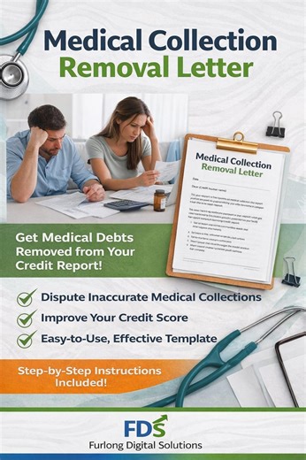 Medical Collection Removal Letter Template - Etsy