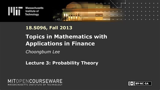 MIT 投资课 Lecture 3