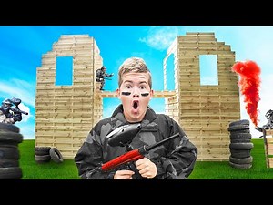 Wij Bouwen een Paintball Arena In Achtertuin!