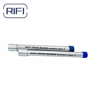 [Hot Item] 25mm Gi Conduit Pipe Class 3 BS 4568 Class 4 Gi Conduit with 1 Plastic Cap and 1 Coupling