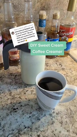 Sweet Cream Coffee Creamer Recipe! #diycoffeecreamerseries https://linktr.ee/TheCraftologist | The Craftologist