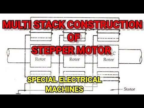 MULTI STACK CONSTRUCTION OF STEPPER MOTOR | STEPPER MOTOR |SPECIAL ELECTRICAL MACHINES