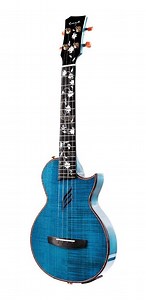 Enya E6 Tenor Ukulele Solid Maple with Pickup - Blue