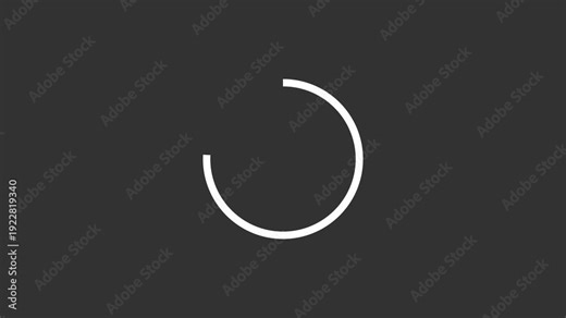4K Loading circle icon, loading circle animation loading circle line animation on green screen background, loading icon for download progress, load game data, buffering process,