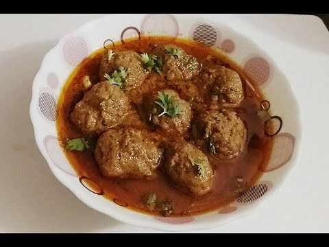 Mutton Kofta Curry Recipe | Indian style Mutton Kofta Recipe | Easy Kofta Recipe