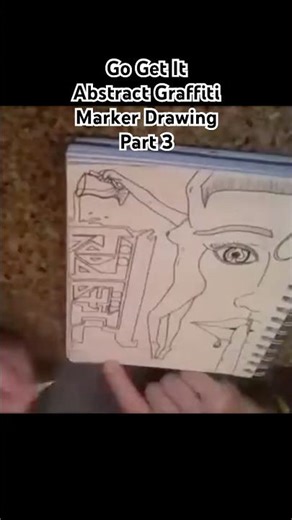 #go #get #it #abstract #graffiti #markers #drawing #part3 #ink #timelapse #artist #creative #pencil