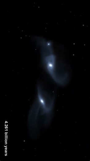 collision between milky way and andromeda galaxy...#space