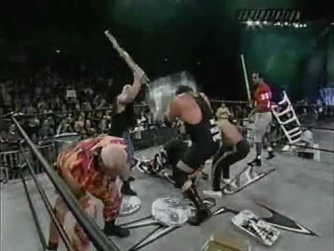 [Rare] 6-Man WCW Hardcore Title On A Pole Match (04 01 2000 WCW Saturday Night)