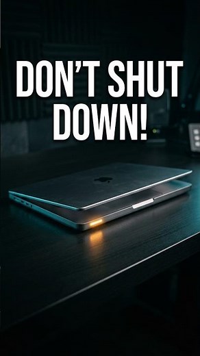 Stop Shutting Down Your Mac Every Day! The Real Truth ⚡