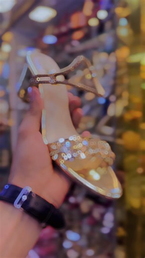 Step into Elegance with Our New Golden Block Heels