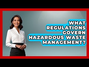 What Regulations Govern Hazardous Waste Management? - Chemistry For Everyone