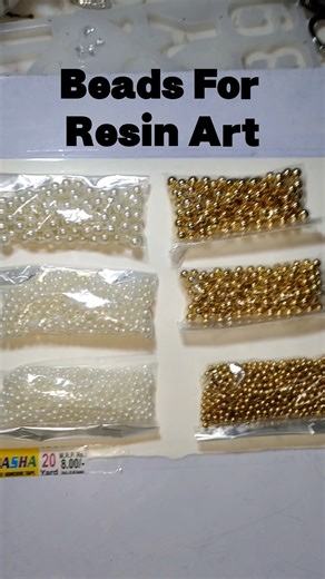 Beads For Resin Art #art #resinart #artist #diy