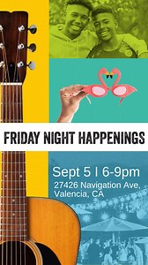 See you tonight! Round up your crew and head to The Porch for Friday Night Happenings: Summer Beach Vibes Edition ️☀️ 6–9 PM. Good music, good food, good vibes. Don't miss out! Register with the link in our comments. | Valencia Community | Facebook