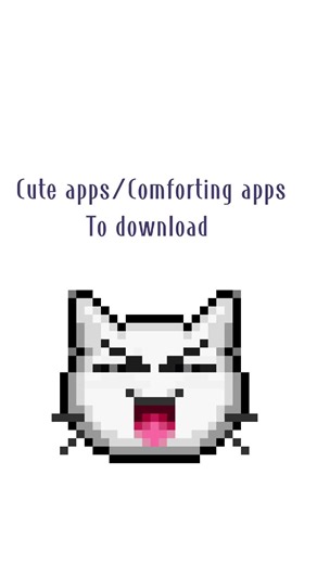 Cute/Comforting apps I use ,Nameless cat u might rage 🫶 🫰 Hope that u like this vid! Your purrfect #fy #goviral #viral #foryourpage #cat