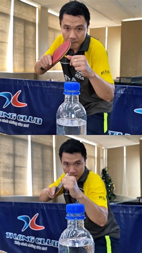 You’ve seen bottle cap kicks — but have you ever seen a ping pong paddle open a bottle? 😎 Bạn từng thấy đá nắp chai, nhưng đã thấy ai dùng vợt bóng bàn mở nắp chai chưa? 😎 Real skill, no CGI – pure precision! Thật 100%, không CGI – chỉ kỹ năng & kiểm soát! #tilong #bongban #tilongclub #viralchallenge #pingpongtrickshot #bottlecapchallenge #jasonstatham #pingpong #tabletennis #martialarts | TI Long Table Tennis