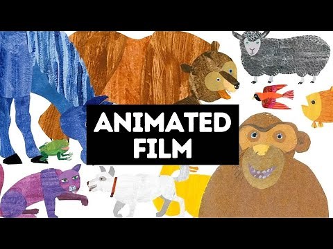 Brown Bear, Brown Bear What do you see? ANIMATED Film (Kids Book Read Along)