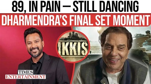Dharmendra’s final dance on Ikkis set turned emotional, 89 and in pain, wouldn’t sit out