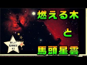 燃える木と馬頭星雲（IC434）楽しい電視観望にチャレンジ #3 SharpCapライブスタック MILTOL400mm Sky‐WatcherAZ-GTi PlayerOneNeptune-CⅡ