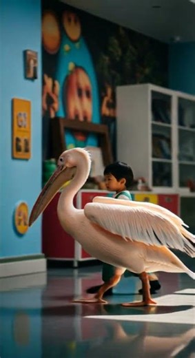 He let the intrusive thoughts win 🤣 Watch this hilarious fail #Pelican #funny #fails