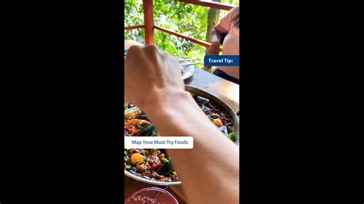 3K views | Before you go, list local must-try dishes and where to find them. Whether it’s sushi in Tokyo or paella in Madrid, a little research means zero regrets! What’s the best meal you’ve had abroad?  #ExpediaCruises #AirLandSeaVacations #TravelTips #TravelTip | Expedia Cruises - Air, Land & Sea Vacations | Facebook