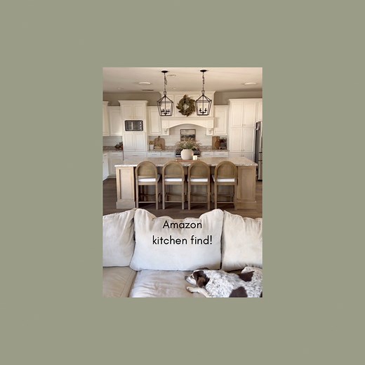 240K views · 1.5K reactions | Can y’all believe these barstools are from Amazon! Comment LINK and I’ll send you links to them and the decor in my kitchen too I am in love with how warm and cozy these stools are. They are so comfy too!#LTKit#LTKhome #organicmodern #homedecor #forthehome #houseideas #houseandhome#homefinds #amazonmusthaves #amazonfavorites #whitekitchen #kitchendesign #kitchengoals #kitchendecor #kitcheninspo | Our Winton home | Facebook