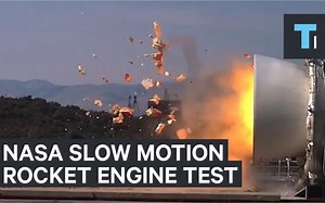 SLS固体助推器（SRB）测试慢动作