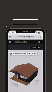 ✨ Dreaming of a new shed, garage, or tiny home? With Esh Utility Buildings, the possibilities are endless! 🌟 Use our 3D Builder to design your ideal space from the comfort of your home. From custom sheds to spacious garages and tiny home shells, you can bring your vision to life in just a few clicks. 🔨🏠 But why stop there? Get even more personalized attention by meeting with one of our experts in person! They’ll help turn your ideas into reality and ensure every detail is perfect. Visit your 