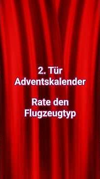 Adventskalender #2/12: Rate den Flugzeugtyp