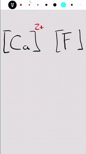 Lewis Structure of Calcium Fluoride CaF2 Ionic Bond #aulaexpress
