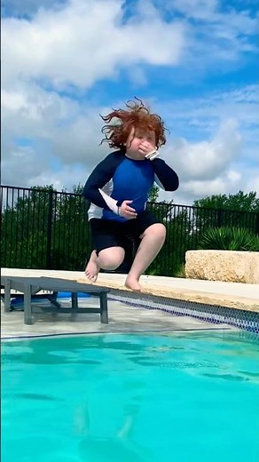 Billy Jock with Daddy Danny Jock jump in pool!
