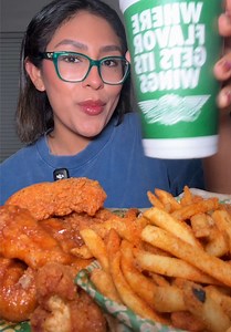 Wingstop Mukbang ASMR Eating Show