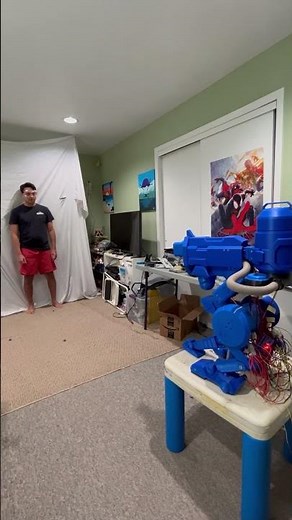 3D Printed Sentry Turret AI Scanning