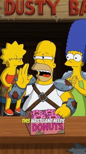 “😱 Simpsons Multiverse Madness 🌍✨ | Cyberpunk to Space Adventures + Lip Sync Dialogues!” #shorts