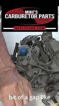 Rochester Quadrajet Pump Arm Removal