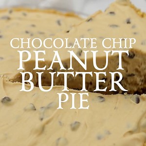 138K views · 89 reactions | Chocolate Chip Peanut Butter Pie is a super creamy peanut butter pie with mini chocolate chips in every bite! See the printable recipe here: https://www.afamilyfeast.com/chocolate-chip-peanut-butter-pie/ | A Family Feast | Facebook