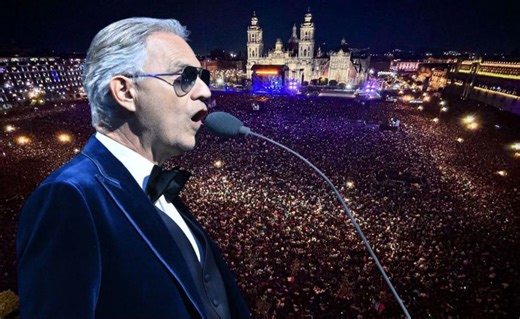 Andrea Bocelli dará concierto gratis en el Zócalo de CDMX en abril | e-consulta.com