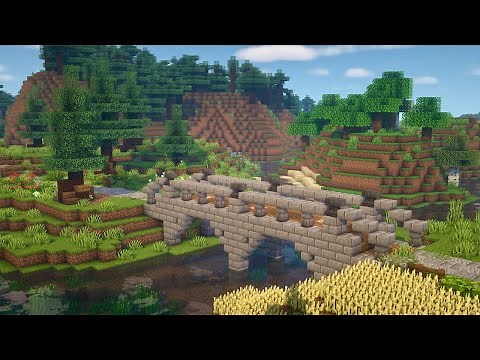 Minecraft | How to Build a Medieval Bridge | Tutorial (Easy)
