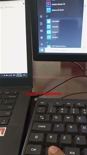 how to set static IP address on windows PC #windows #adobephotoshop #networkingpower #youtubeshorts