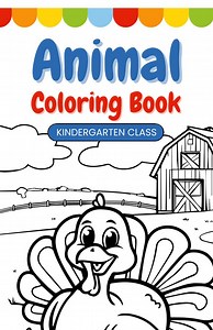 Farm Animal Coloring Book: 10 Printable Pages for Preschool (PDF Download) - Etsy