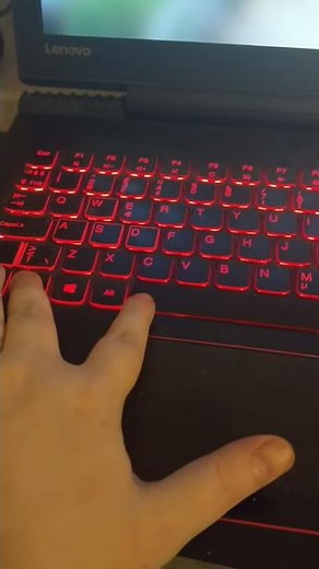 Lenovo Legion Y520 - Keyboard light - on and off