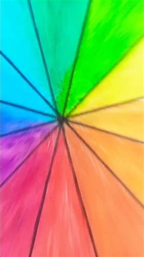 draw a simple 12 part colour wheel 🎡 please like and subscribe to my channel #art #video