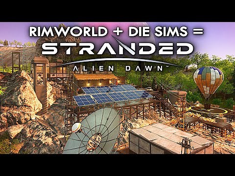 Rimworld + Sims Stranded: Alien Dawn Deutsch German Gameplay